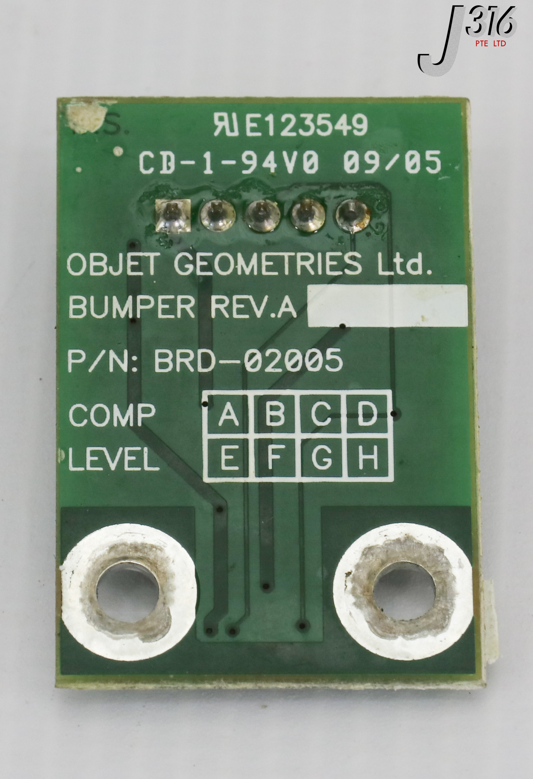 18435 OBJET GEOMETRIES PCB, BUMPER BOARD BRD-02005 | eBay